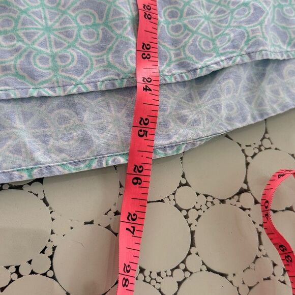 Vineyard Vines Long Sleeve Popover Babydoll Top - Picture 6 of 7